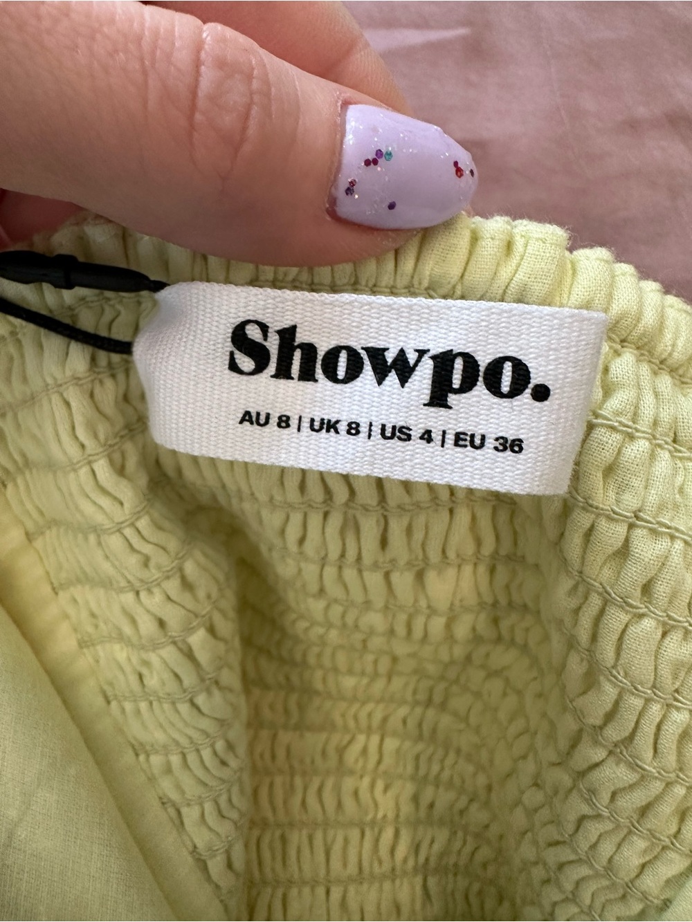 Showpo Pale Green Tie-Strap Midi Dress - Picture 4 of 4